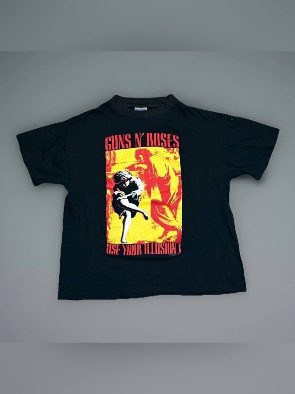 Vtg 1991 Guns N Roses Use Your Illusion I Tour T Shirt Brockum Single Stitch XL